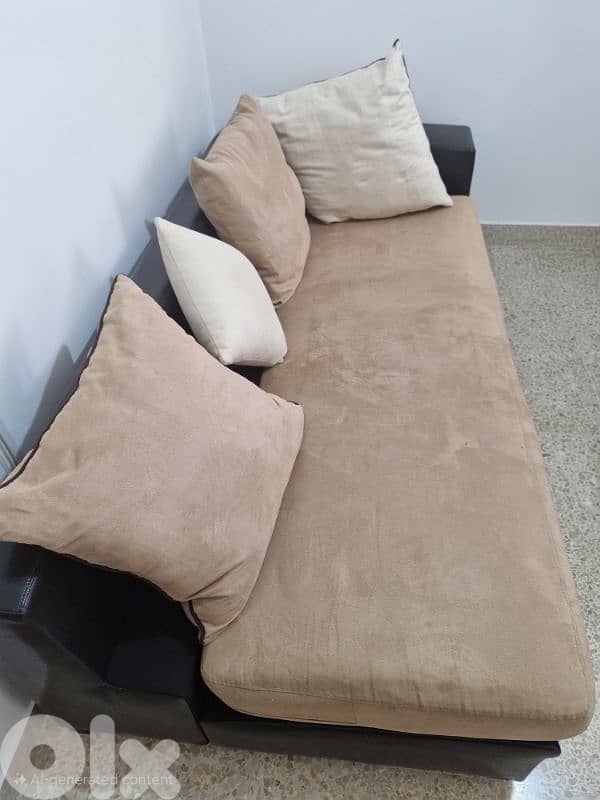 L Sofa & center table 4