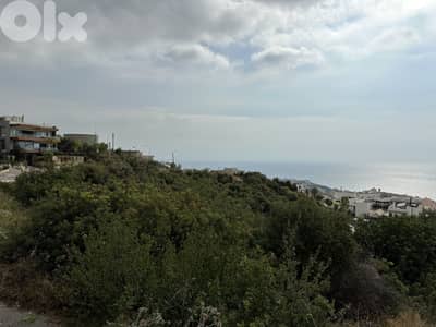 9,200 SQM Land in Bouar, Keserwan with Full Sea View ( Unblockable)