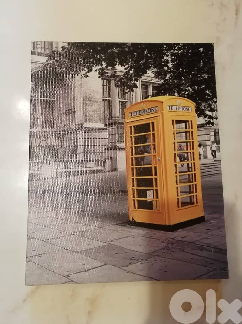 Retro style wall deco. canvas on wood frame sizes 30*40 - 20*30 & 20*2 7