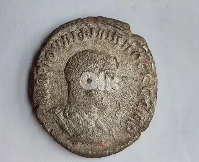 Philip II Augustus Ancient  Roman Silver  Billion Coin year 247 AD