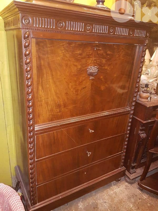 antique french secretary desk 0