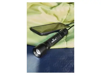 rocktrail led torch with power bank and car adaptor