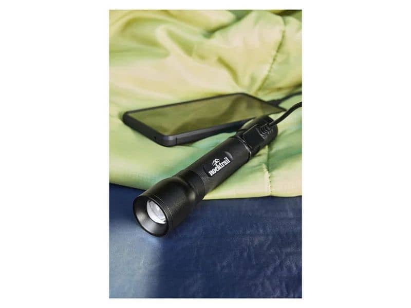 rocktrail led torch with power bank and car adaptor 0