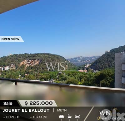 187 SQM Duplex for SALE in Jouret El Ballout!