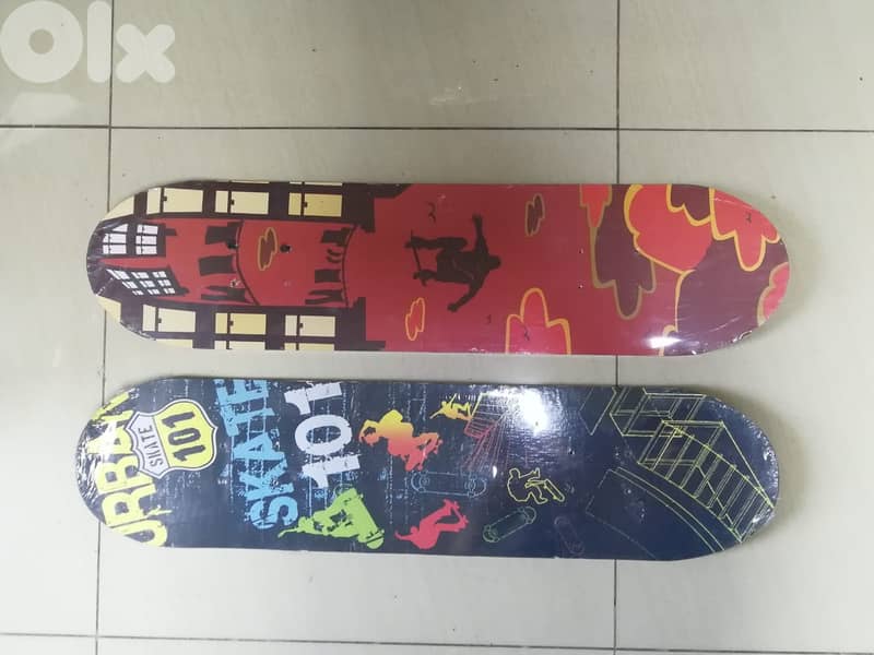 new sealed skateboard replacement boards 78cm 10$ each 0