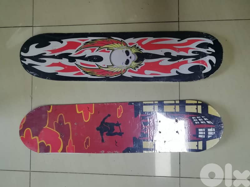 new sealed skateboard replacement boards 78cm 10$ each 1