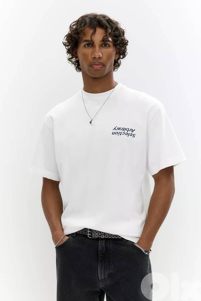 Pull&Bear Selection Arbitrary T-shirt - Size L 0