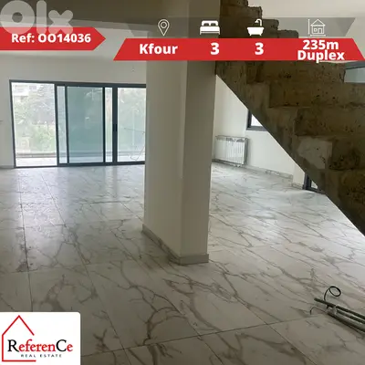 Duplex with terrace in Kfour دوبلكس مع تراس في كفور
