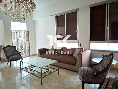 L18617-4-Bedroom Apartment For Rent in Corniche Al Mazaraa, Ras Beirut