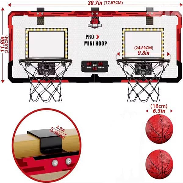 double basketball board 0