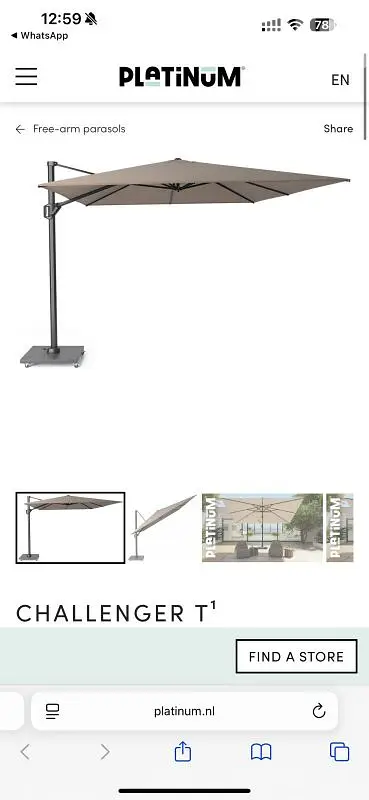 Platinum Sun & Shade Challenger T¹