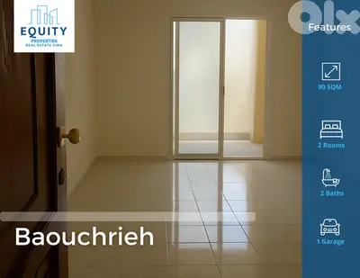 90 SQM Apartment For Sale In Baouchrieh شقة للبيع #JS191240