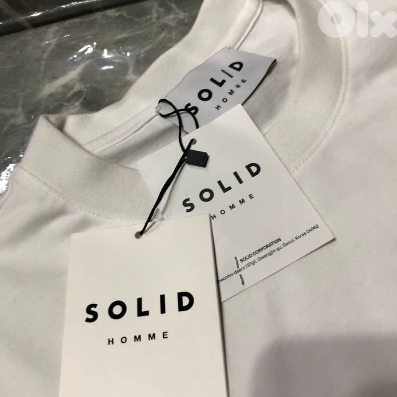 SOLID HOMME Original - T-SHIRT SIZE 48 0