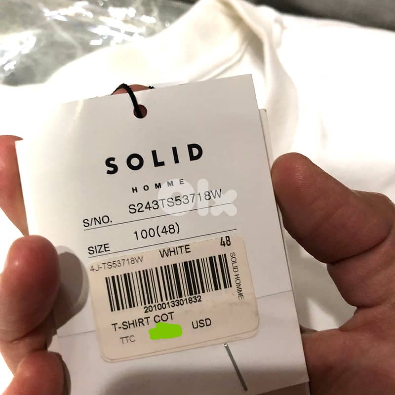 SOLID HOMME Original - T-SHIRT SIZE 48 4