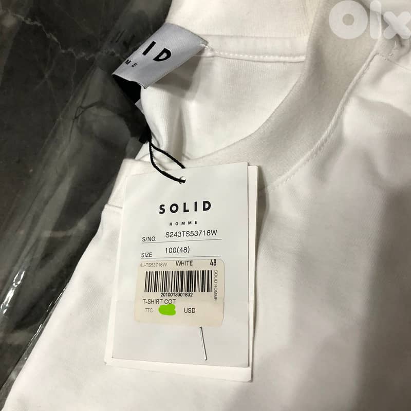 SOLID HOMME Original - T-SHIRT SIZE 48 5