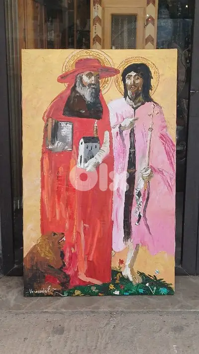 أيقونة رسم زيتي روسيّة