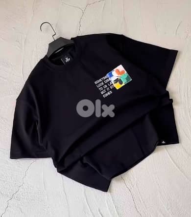 YEP - T-shirt Black oversize size S 6