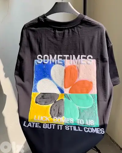 YEP - T-shirt Black oversize size S