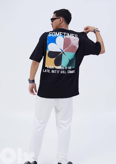 YEP - T-shirt Black oversize size S 0