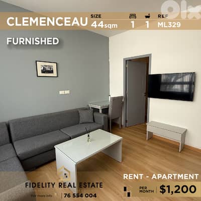 Apartment for rent in Clemenceau ML329 شقة  للإيجار في كليمنصو