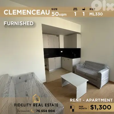 Apartment for rent in Clemenceau ML330 شقة  للإيجار في كليمنصو