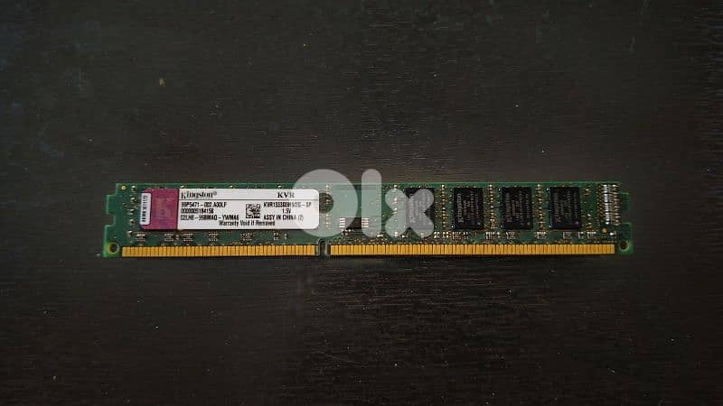 Kingston 2GB DDR3 1333MHz RAM 0