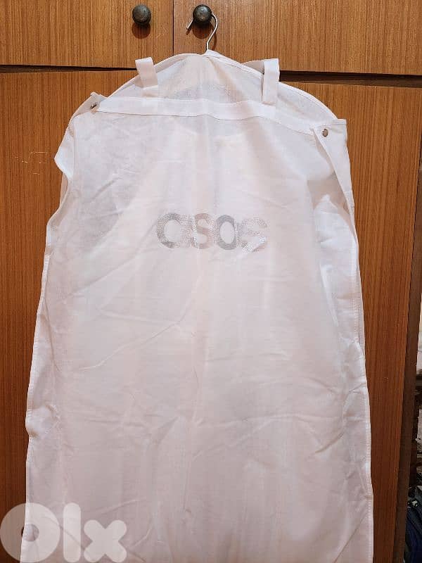 Asos Design engagement white maxi  dress size xl 46 9