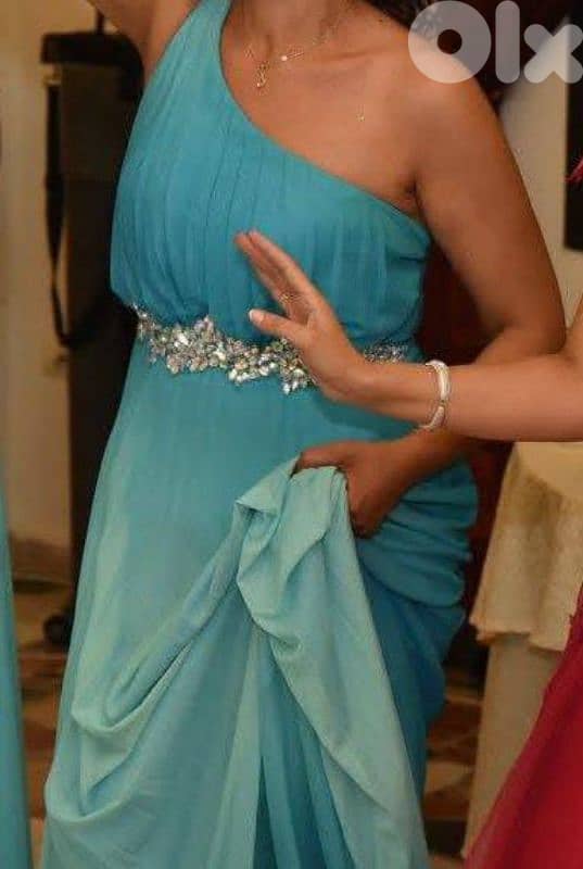blue dress 0