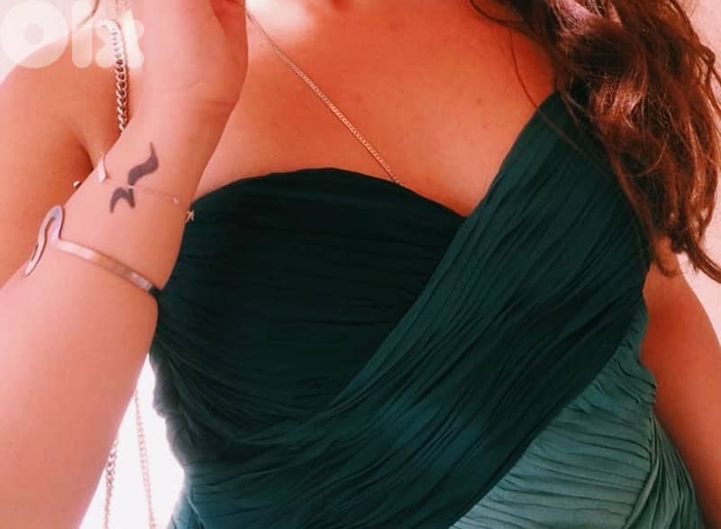 Green Shades Wedding Guest Dress Size M 0