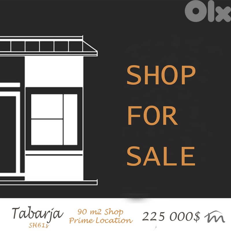 Tabarja | Prime Location On Highway | 90m² Shop | Class A Investment 0