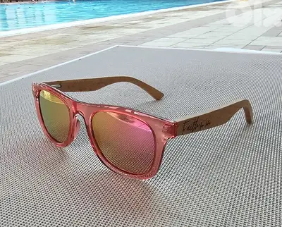 FAITH BRAND 5 till 12yrs Polarized anti UV, wooden Sunglasses for kids