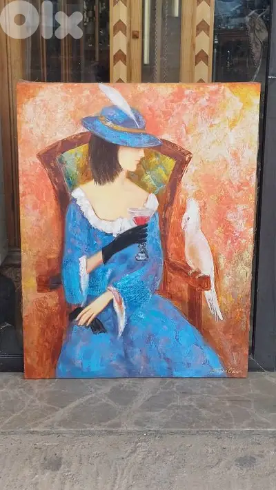 لوحة رسم زيتي اوروبية