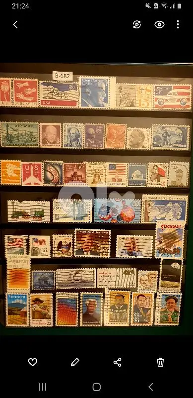 USA since 1960's old 53 stamps Lot # B-681