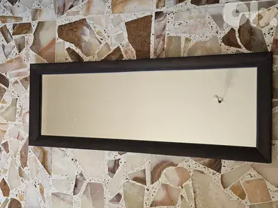 Rectangular Wooden Frame Mirror