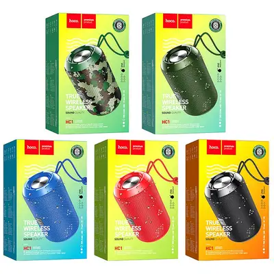 HOCO HC1 TRUE WIRELESS SPEAKER IPX5 WATERPROOF | HC1  وايرلس سبيكر
