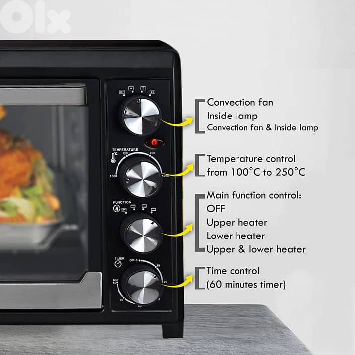KB ELEMENTS 65 LITERS ELECTRICAL CONVECTION OVEN - ELK65V1 3