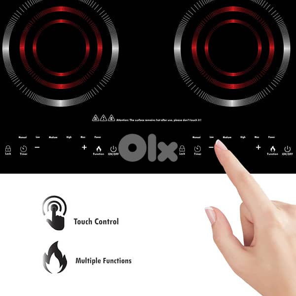KB ELEMENTS DOUBLE INFRARED COOKER ELK110RP 1