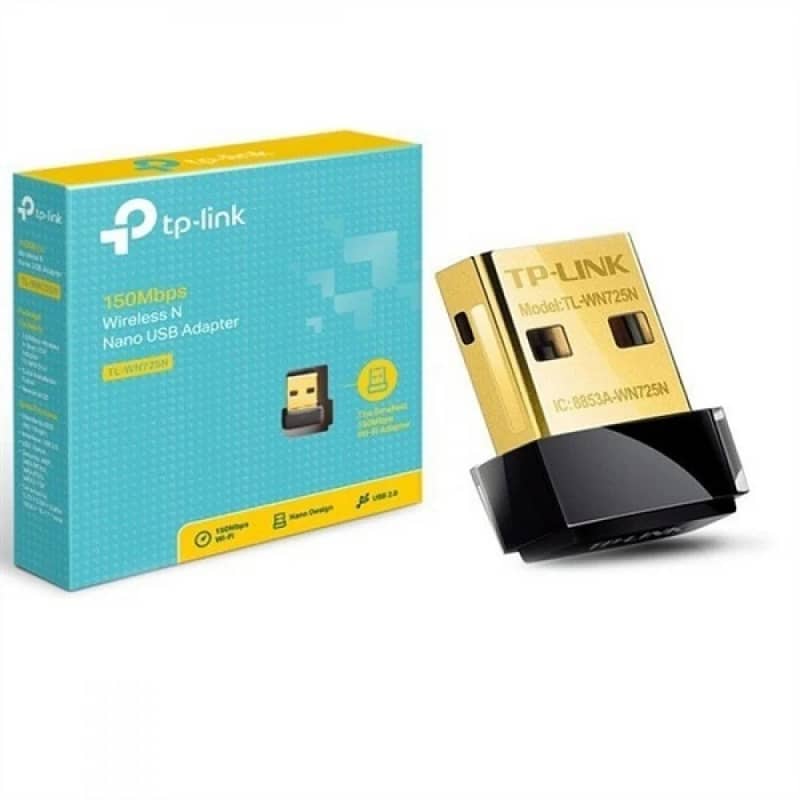 TP-LINK 150MBPS WIRELESS N NANO USB ADAPTER - WIFI DONGLE WN725N 0