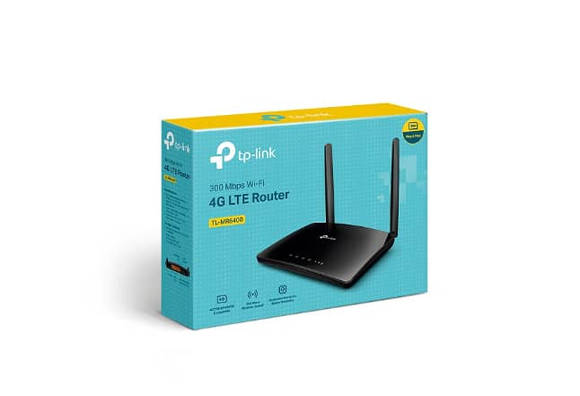 TP-LINK WIRELESS N 4G LTE ROUTER 300 MBPS TL-MR6400 0