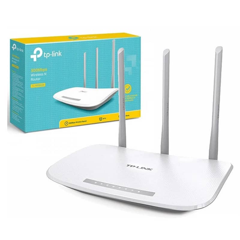 TP-LINK WIRELESS ROUTER 300MBS WITH 3 ANTENNAS TL-WR845N 0