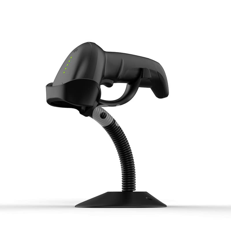 BUEROTIKA WIRELESS 2D HANDHELD DESK STAND + BARCODE SCANNER BS104WS 1