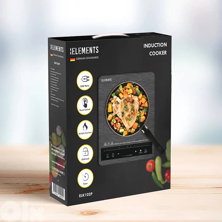 KB ELEMENTS INDUCTION COOKER  ELK102P 0