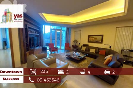 Downtown 235m2 | Furnished | Luxury | Prime Location | PA |