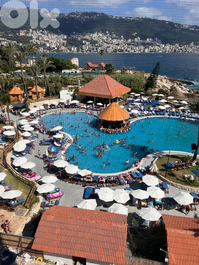 Chalet 96 meters 2 rooms tabarja beach Sea view 03703564