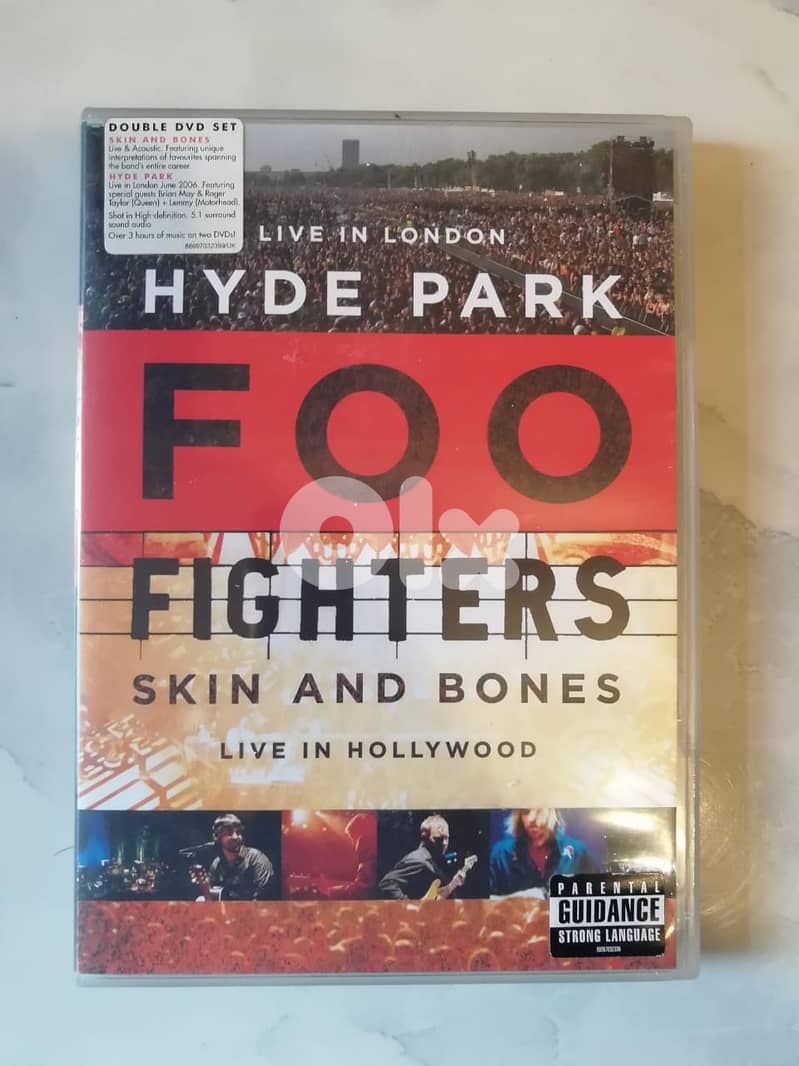 Foo Fighters – 2 concerts on 2 DVDs box set  Live in London Live in Ho 0