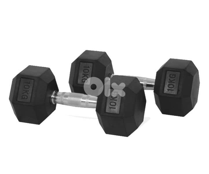 2 × 10Kkg hexagon dumbells new 0