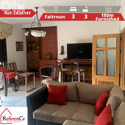 Furnished apartment in Faitroun for sale شقة مفروشة للبيع في فيطرون