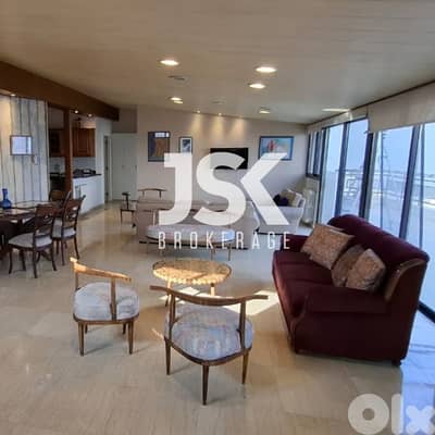L18887 - Furnished Roof Apartment For Rent in Mtayleb