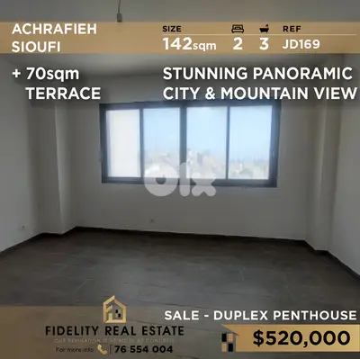 Apartment for sale in Achrafieh JD169 بنتهاوس للبيع