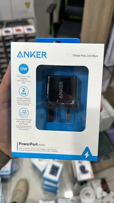 Anker powerport mini 12w dual port usb-a adapter last 15$
